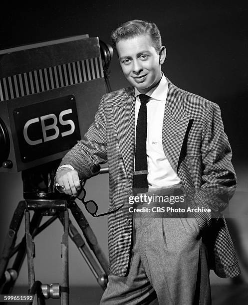 Portrait of Mel Torme for the CBS music program, TVs Top Tunes. New York, NY. Image dated May 24, 1951.