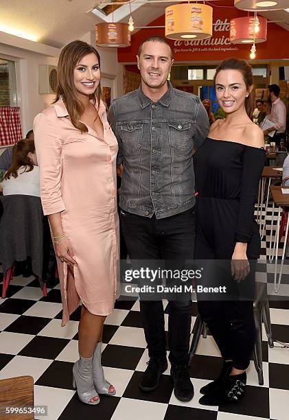 Ferne McCann, Paddy McGuinness and Jennifer Metcalfe attend as Walkers launch the first ever Crisp Sarnie Club to celebrate the launch of their...
