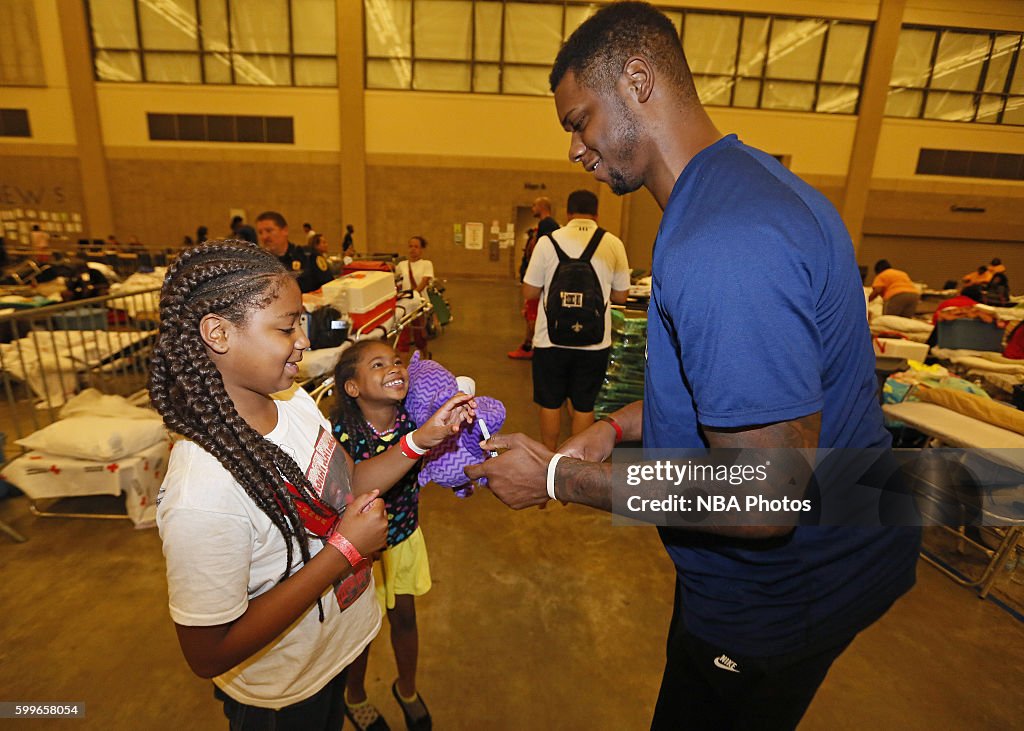 New Orleans Pelicans Flood Relief Red Cross Volunteer Project