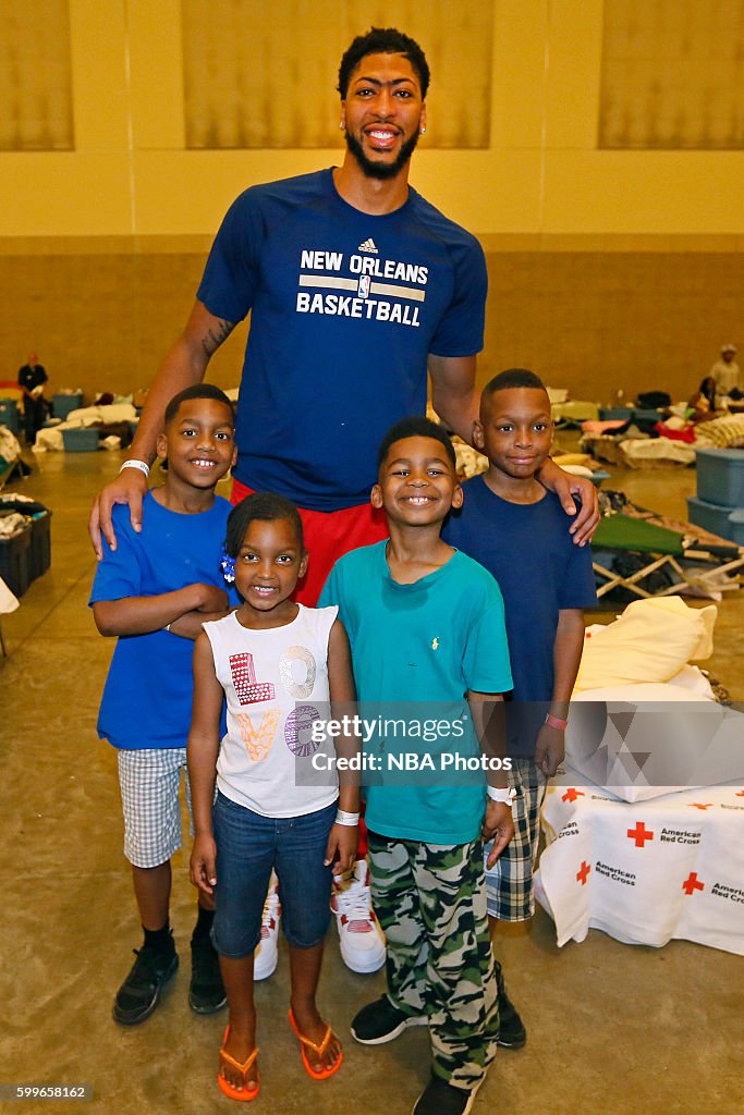 New Orleans Pelicans Flood Relief Red Cross Volunteer Project
