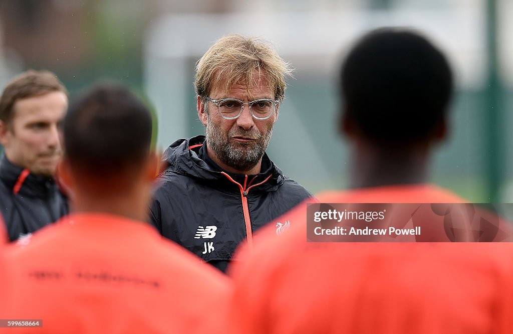 Liverpool FC Training Session