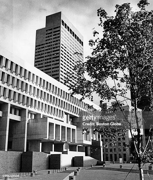 City Hall Plaza in Boston on Oct. 8, 1970.