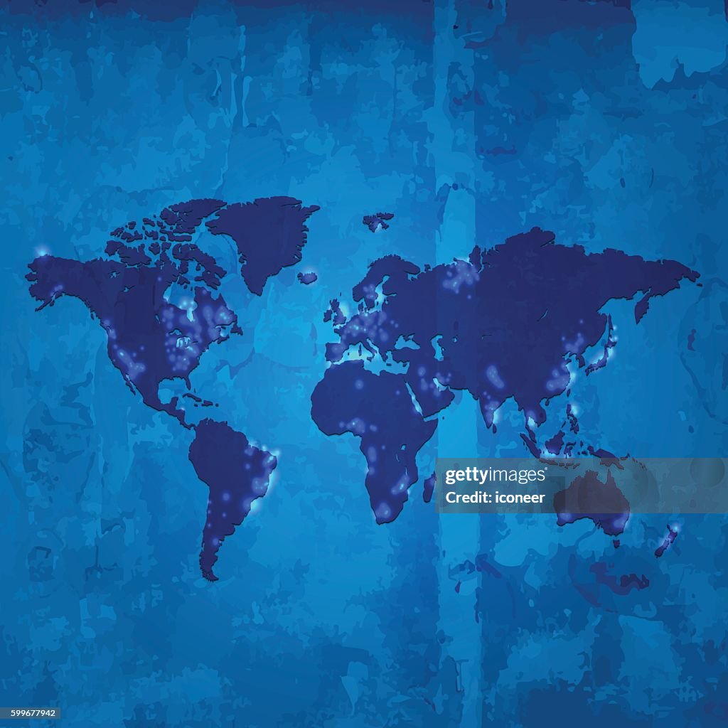 Quality Wordmap World Light Pollution