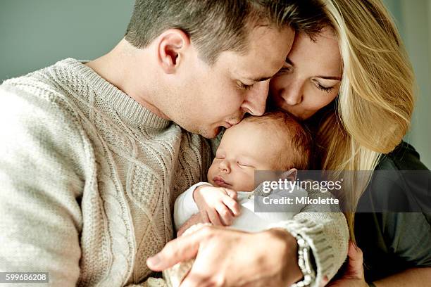 our bond is defined by love - parents and new born stock pictures, royalty-free photos & images