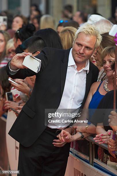 Santiago Canizares attends "La Gran Aventura de Estar Sentado" premiere at the Principal Theater during FesTVal 2016 - Day 2 Televison Festival on...