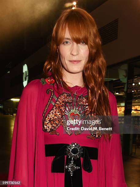 Florence Welch attends the GQ Men Of The Year Awards 2016 at the Tate Modern on September 6, 2016 in London, England.