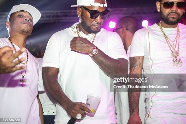 Shawty Redd, Jeezy and Boo at King of Diamonds on September 4, 2016 in Miami, Florida.