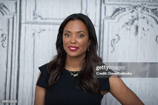 Aisha Tyler visits The BUILD Series to discuss "The Talk" at AOL HQ on September 6, 2016 in New York City.