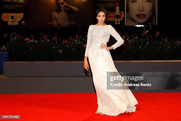 Actress Zaina Dridi attends the premiere of 'Tommaso' during the 73rd Venice Film Festival at Sala Grande on September 6, 2016 in Venice, Italy.