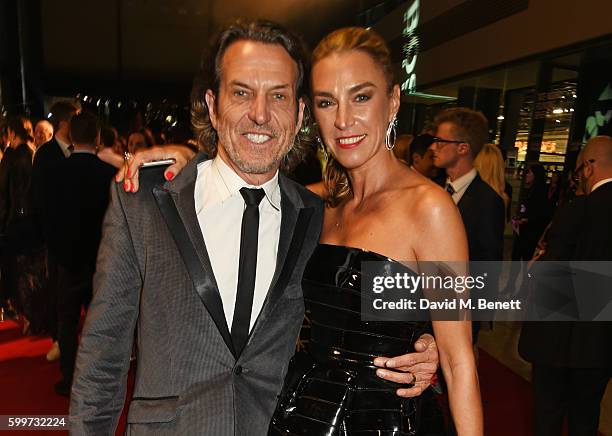 Stephen Webster and Anastasia Webster attend the GQ Men Of The Year Awards 2016 at the Tate Modern on September 6, 2016 in London, England.