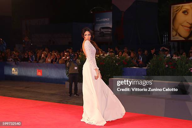 Actress Zaina Dridi attends the premiere of 'Tommaso' during the 73rd Venice Film Festival at Sala Grande on September 6, 2016 in Venice, Italy.