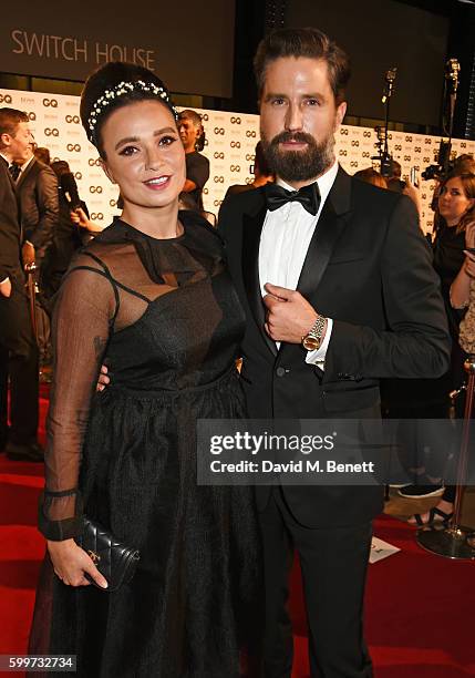 Gizzi Erskine and Jack Guinness attend the GQ Men Of The Year Awards 2016 at the Tate Modern on September 6, 2016 in London, England.