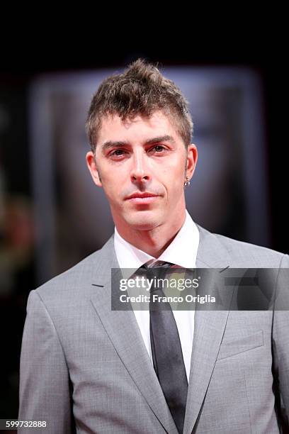 Michele Riondino attends the premiere of 'Tommaso' during the 73rd Venice Film Festival at Sala Grande on September 6, 2016 in Venice, Italy.