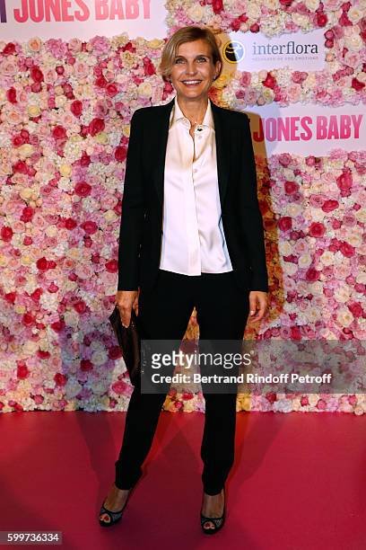 Melita Toscan du Plantier attends the "Bridget Jones Baby" Paris Premiere. Held at Cinema Le Grand Rex on September 6, 2016 in Paris, France.
