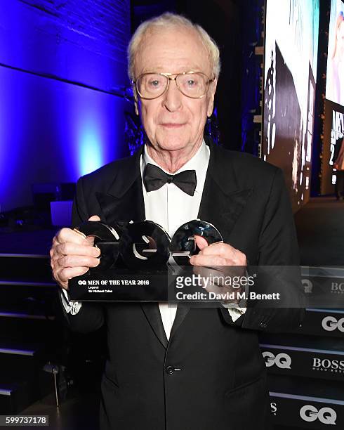 Sir Michael Caine, winner of the Legend award, attends the GQ Men Of The Year Awards 2016 at the Tate Modern on September 6, 2016 in London, England.