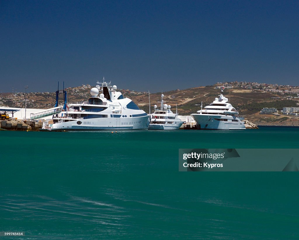 Africa, North Africa, Morocco, Tangier Area, View Of Port