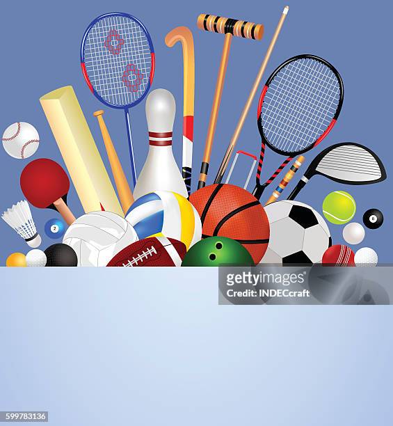 sports equipment  template - cricket bat icon stock illustrations