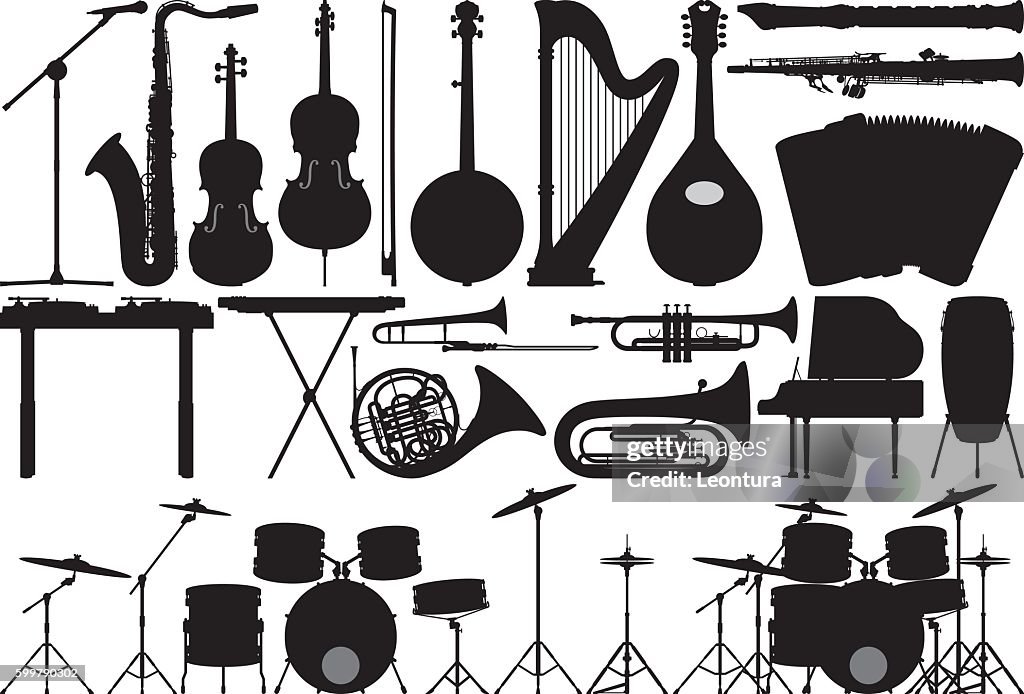 Detailed Musical Instruments