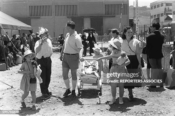 Réfugiés d'Algérie le 27 mai 1962 .