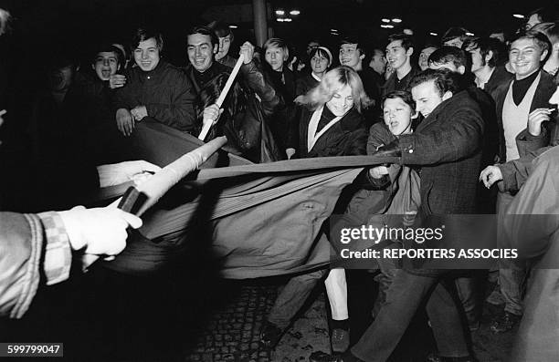 Mouvements et manifestations survenus en France durant les évènements de Mai 68 à Paris, France, en mai 1968 .