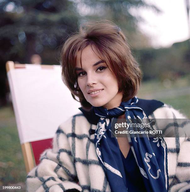 Portrait de l'actrice Antonella Lualdi, circa 1960 en Italie .