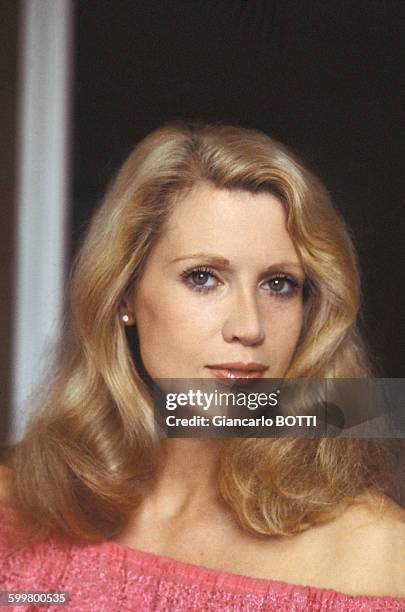 Portrait de l'actrice Catherine Alric, circa 1970 en France .