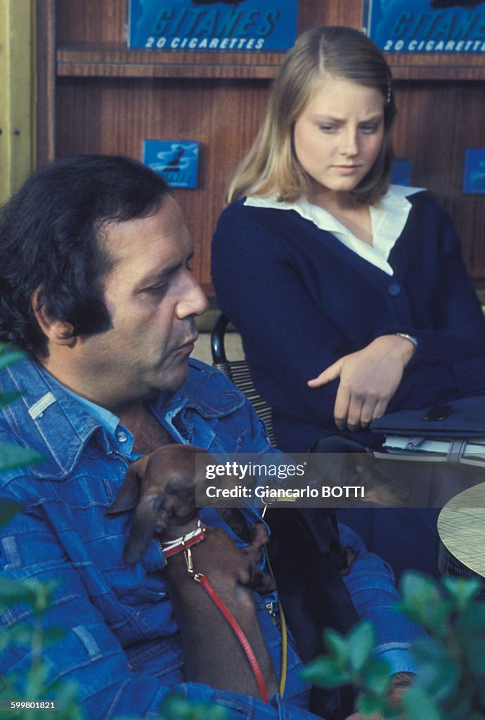 Tournage du film 'Moi, fleur bleue'