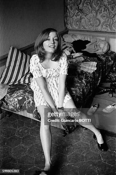 American Actress Patti D'Arbanville In Paris, France, In 1970 .