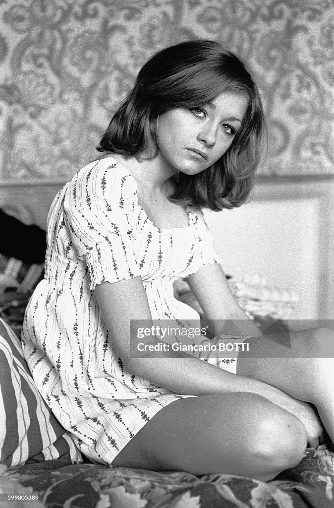 American Actress Patti D'Arbanville In Paris, France, In 1970