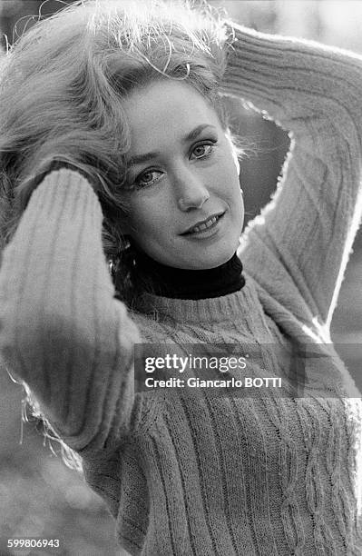 Actress Brigitte Fossey In Paris, France, Circa 1960 .