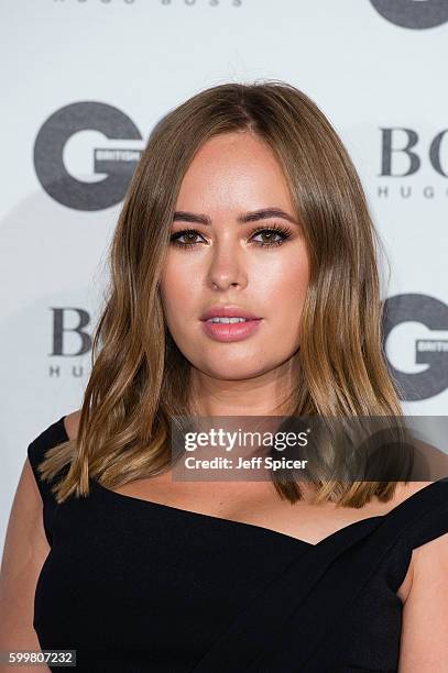 Tanya Burr arrives for GQ Men Of The Year Awards 2016 at Tate Modern on September 6, 2016 in London, England.