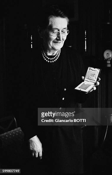 French Author Marcel Proust's Servant Céleste Albaret With French ...