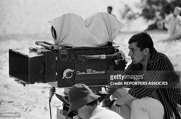 On The Set Of The Movie 'Le Gendarme de Saint-Tropez' Directed By Jean Girault in Saint-Tropez, France, on June 26, 1964 .