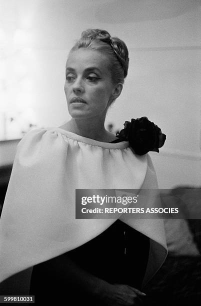 Actress Jeanne Moreau at the Cannes Film Festival in Cannes, France, in May 1962 .