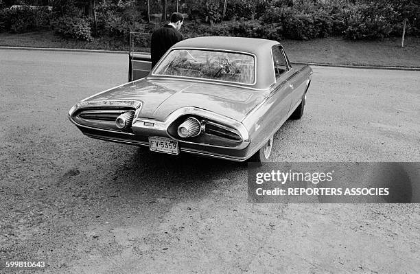 The Chrysler Turbine, A Gas Turbine Powered Car, in France, in September 1963 .