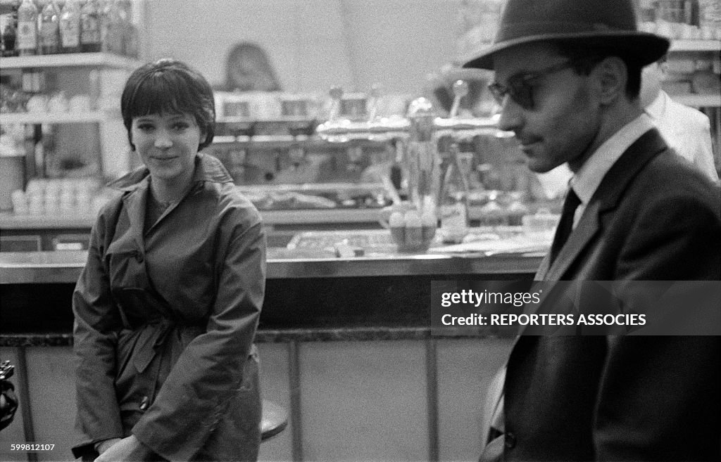 Jean-Luc Godard And Anna Karina