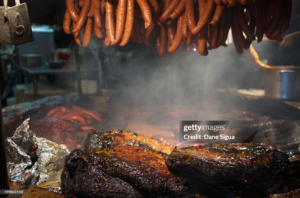 Sausage and Brisket BBQ Salt Lick