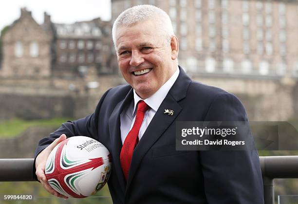 Warren Gatland is announced as the Head Coach of the British & Irish Lions for the 2017 Tour to New Zealand during the British and Irish Lions Press...