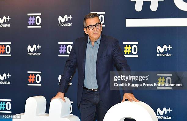 Andreu Buenafuente attends 'La Gran Aventura De Estar Sentado' photocall during FesTVal 2016 Televison Festival on September 6, 2016 in...