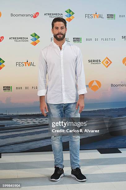 Actor Luis Fernandez attends "Mar de Plastico" photocall at Palacio de Congresos during FesTVal 2016 - Day 3 Televison Festival on September 7, 2016...