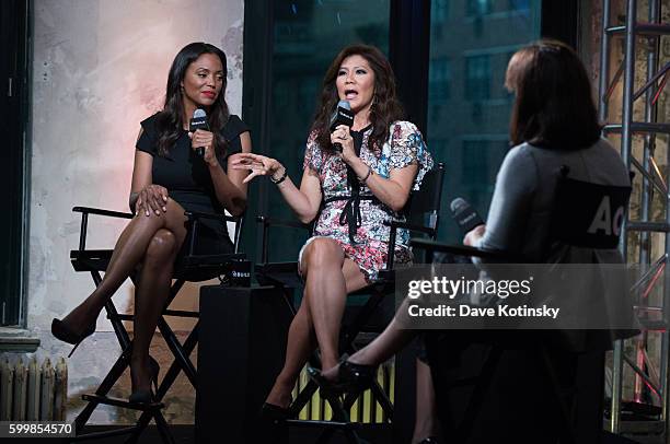 The BUILD Series Presents Aisha Tyler and Julie Chen Discussing "The Talk" at AOL HQ on September 6, 2016 in New York City.