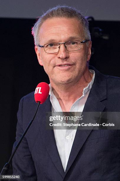 Laurent Ruquier attends the RTL Press Conference at Elysees Biarritz Cinema on September 7, 2016 in Paris, France.