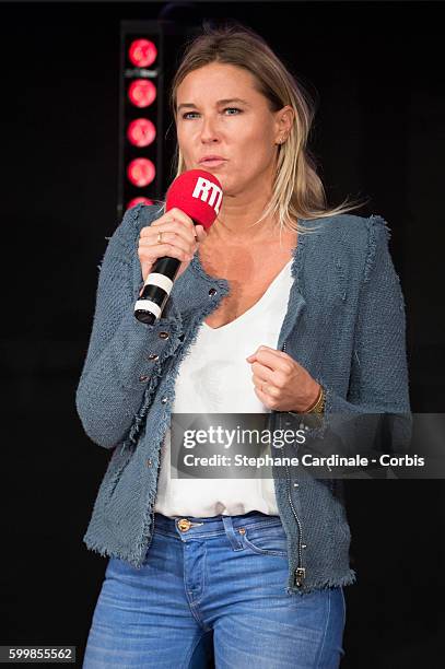 Stephanie Renouvin attends the RTL Press Conference at Elysees Biarritz Cinema on September 7, 2016 in Paris, France.