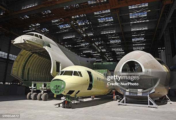 Second model of the Antonov AN-225 &quot;Mriya&quot; cargo plane at Antonov aircraft plant in Kiev,September 7, 2016. The leadership of Ukrainian...