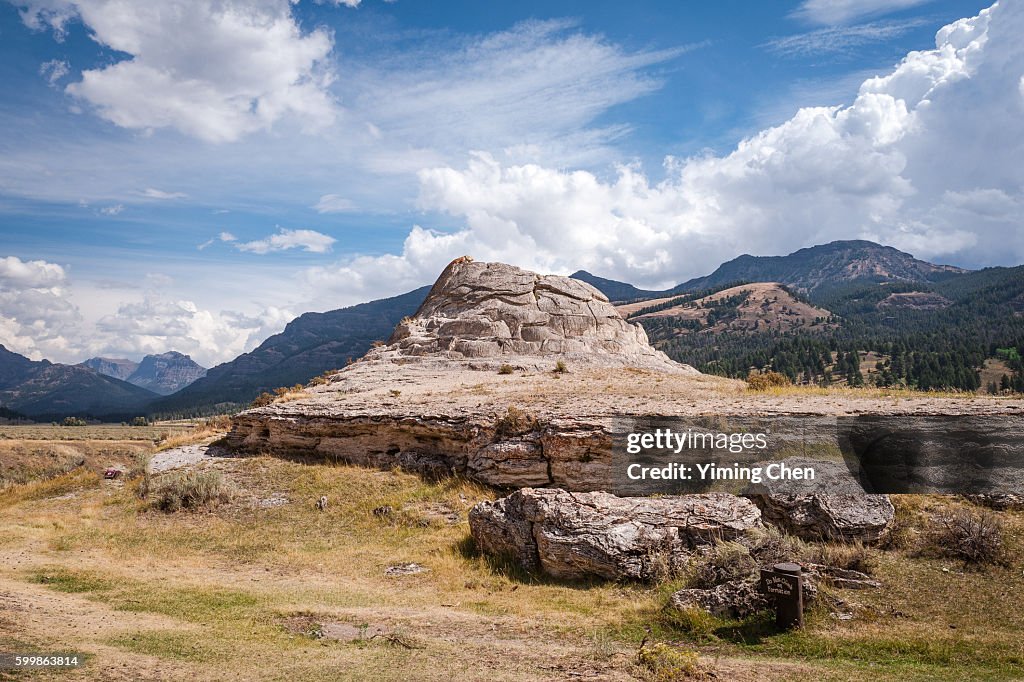 Soda Butte in Yellowstone National Park