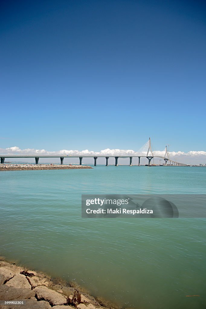 La Pepa Bridge under construction