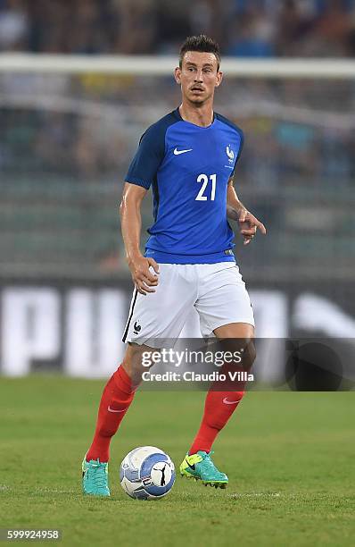 Laurent Koscielny of France during the international friendly match between Italy and France at Stadio San Nicola on September 1, 2016 in Bari, Italy.