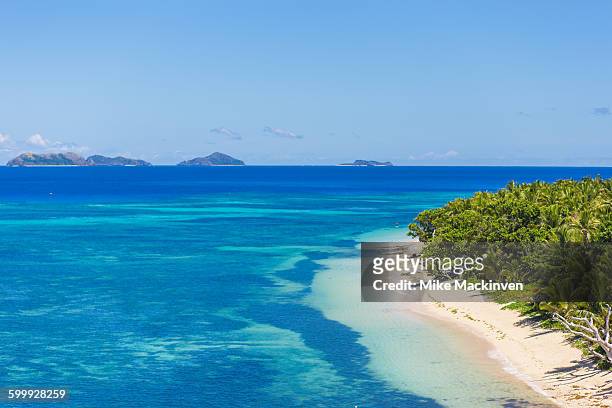 view of tropical fijian islands - western division fiji 個照片及圖片檔