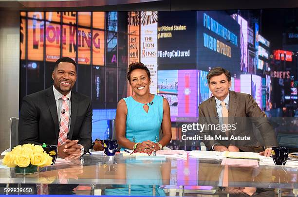 Kellyanne Conway discusses the Trump Campaign on "Good Morning America," 9/7/16, airing on the Walt Disney Television via Getty Images Television...