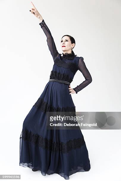 Deborah Feingold/Corbis via Getty Images) NEW YORK Author actress Jill Kargman posing January 8, 2016 in New York City, New York.